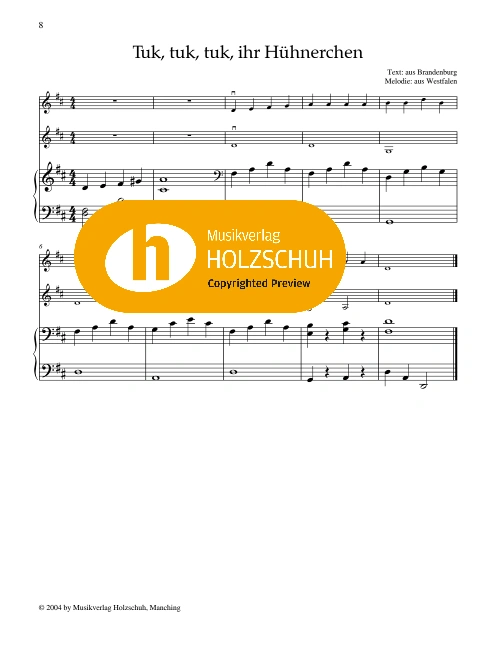 Tuk, tuk, tuk, ihr Hühnerchen